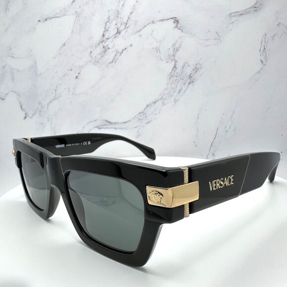 VERSACE Sunglasses New Black Gold Medusa Logo Special Project Dwayne Wade 55 mm main image 12